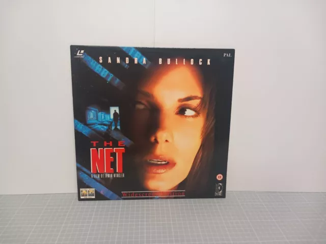 The Net (1995) Laserdisc PAL Sandra Bullock UK Film Movie Home Cinema Retro