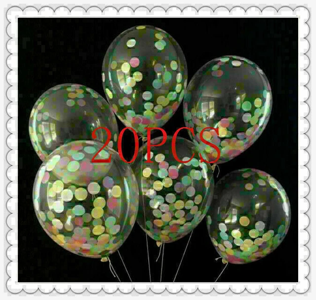 20 un. 12 pulgadas Cumpleaños Boda Fiesta Decoración Látex Helio Calidad Globos Adorables