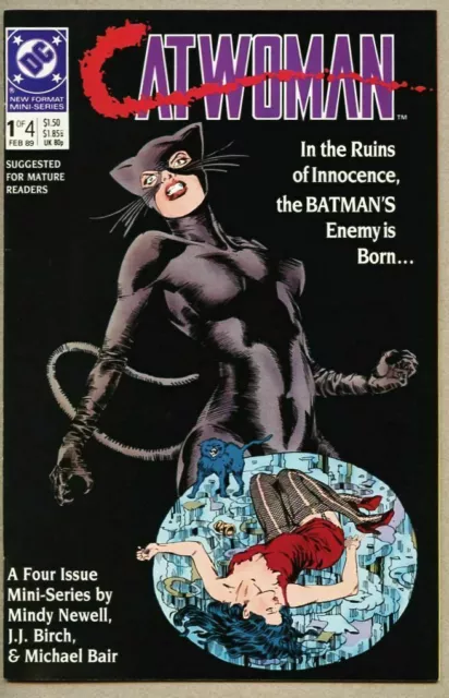 Catwoman Mini-Series Newell Birch Bair Spiegle Roy #1 DC Comics Feb 1989 NM