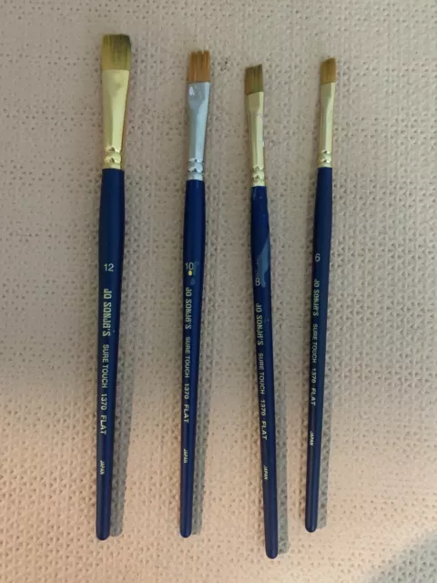 12 Pcs Langhao Hook Line Pen Fine Point Paint Brush Eyeliner Miniature  Brushes
