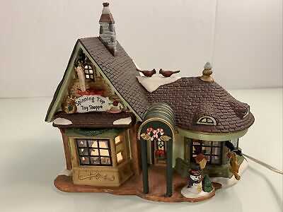 Santa's Workbench Spinning Top Toy Shoppe Victorian Series 2001