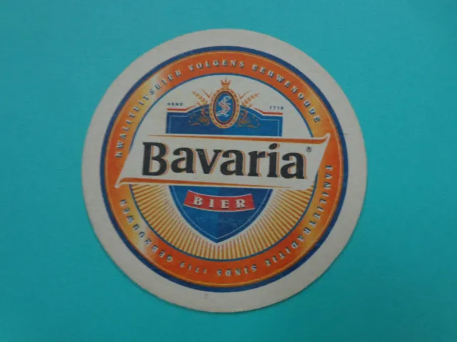 Beer Coaster ~*~ BAVARIA Family Brewery Bier ~ Lieshout, HOLLAND ~*~ Since 1719