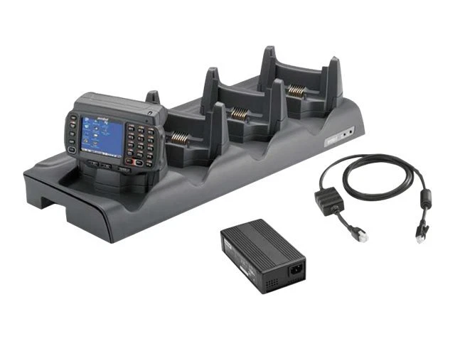 Zebra 4-Slot Ethernet Cradle Kit Docking cradle Ethernet for CRD4001-411EES