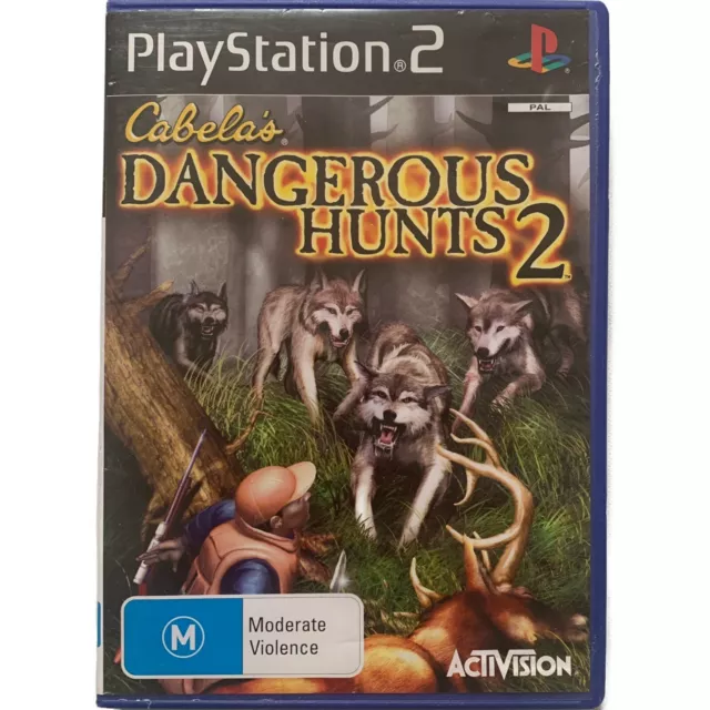 CABELAS DANGEROUS HUNTS 2 Sony PlayStation 2 PS2 COMPLETE w