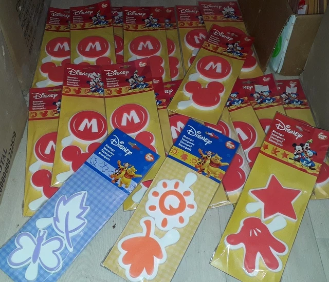 Lot Revendeur 48 Tampon Mousse Disney 12X9 Cm 24 Blisters De 2 Tampons