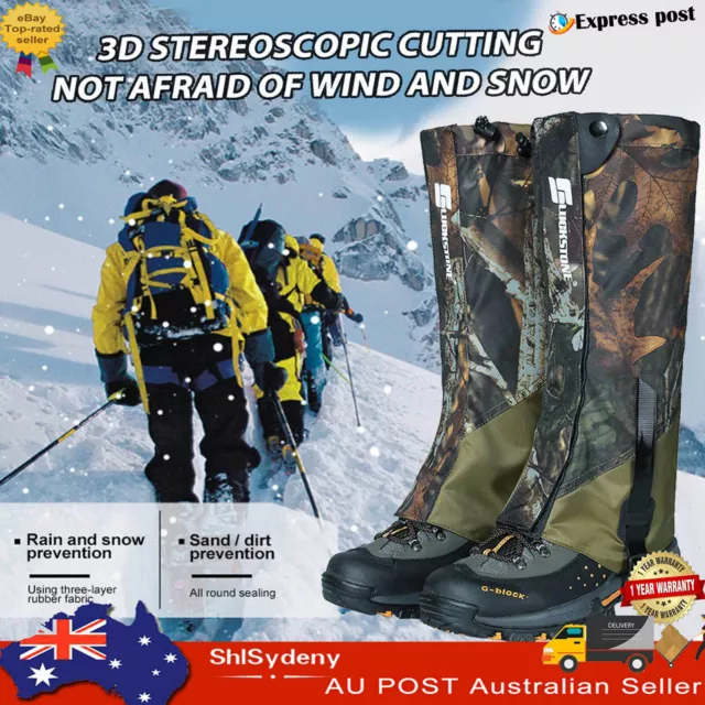 Hiking Boots Cover Gaiters Waterproof Leg Protection Snake Snow Legging Outdoor