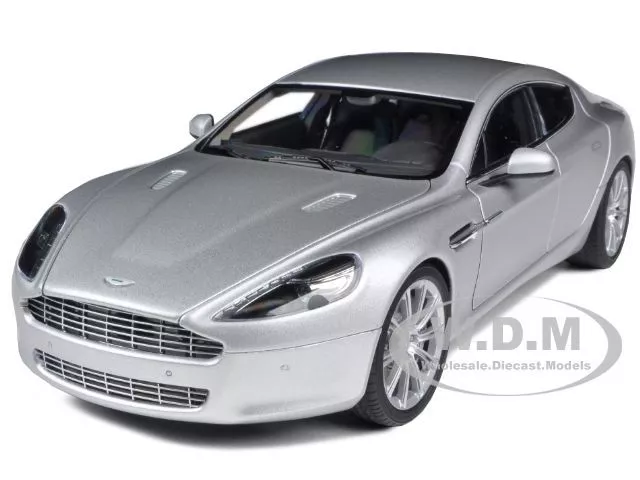 Aston Martin Rapide Silver 1/18 Diecast Model Car By Autoart 70217