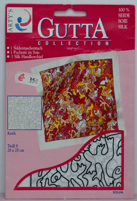 Kit Peinture Sur Soie Arty's Gutta - Foulard Carré 35x35 Pouces (env. 89x89 Cm) à Décorer Soi-même - Neuf