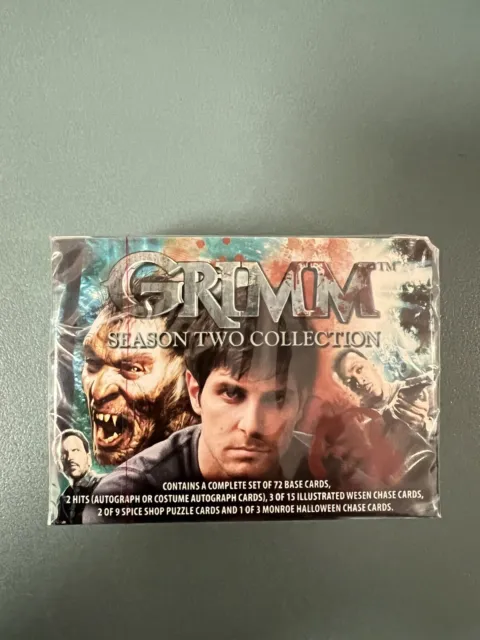 Grimm Season 2 Factory Sealed Trading Card Set Box by Breygent 2015 RARE!!