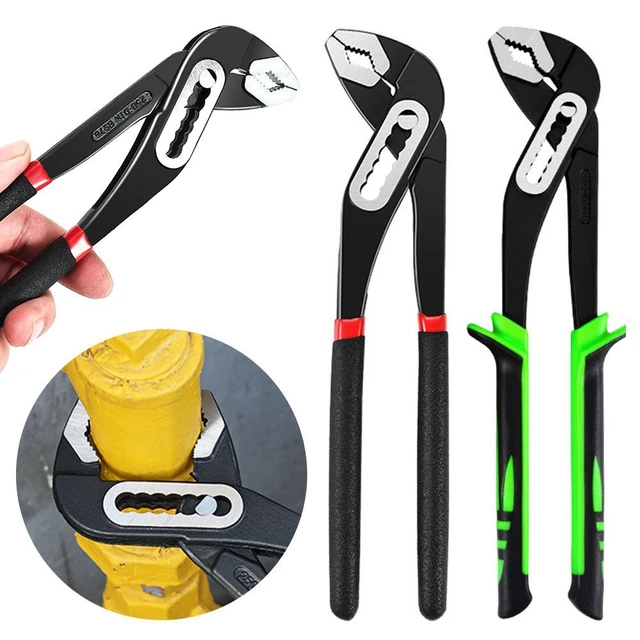 Set Riparazione Pinze Morsetto Tubi Tenditore Regolabile Strumenti Manuali Fissa Chiave Tubi