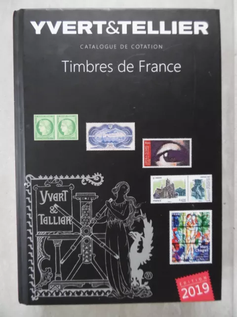 catalogue yvert et tellier france 2019 très état