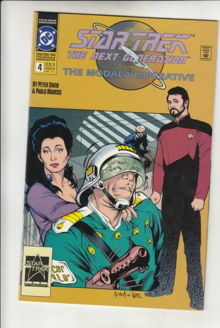 Star Trek Next Generation Modala Imperative #4 Comic DC Very Fine/Near Mint