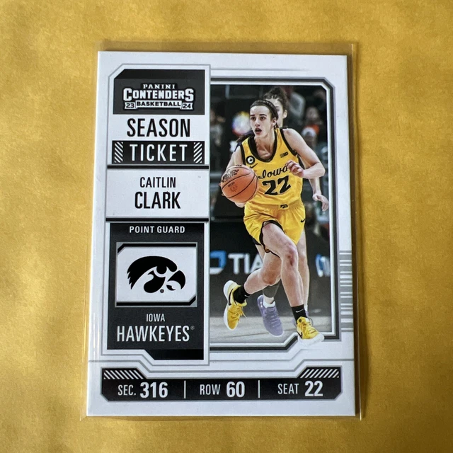 CAITLIN CLARK 2024 Caitlin Clark Collection CC2 Contenders Season