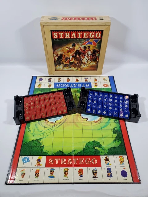 STRATEGO Board Game NOSTALGIA EDITION Series Wooden Box 2002 READ