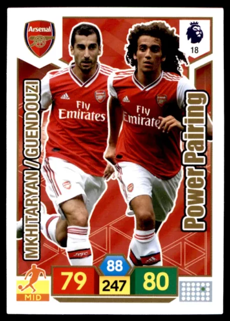 Panini Premier League Adrenalyn XL 2019/20 ? Arsenal Power Pairing No. 18