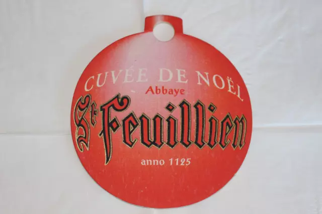 Sous Bock - Abbaye Feuillien - Cuvée De Noël - Boule Rouge - Bière Belge