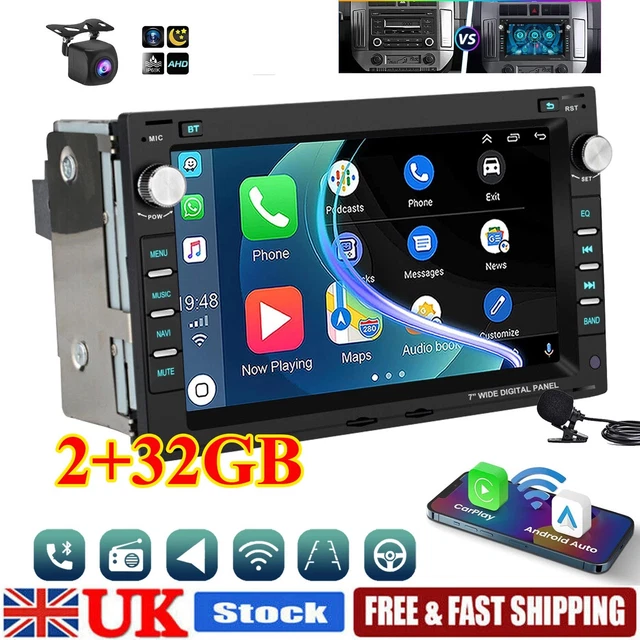 32G Apple Carplay Car Stereo Radio For VW Golf 4 MK4 Passat B5 Polo WiFi GPS Cam