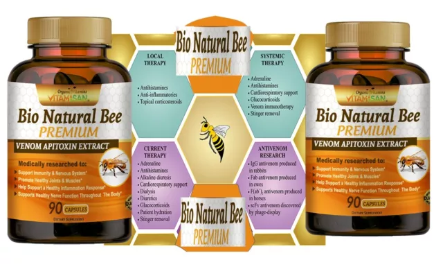 B-VENOM BEE MIRACLE anti-inflamatory Arthritis Pain abeemed bio bee therapy