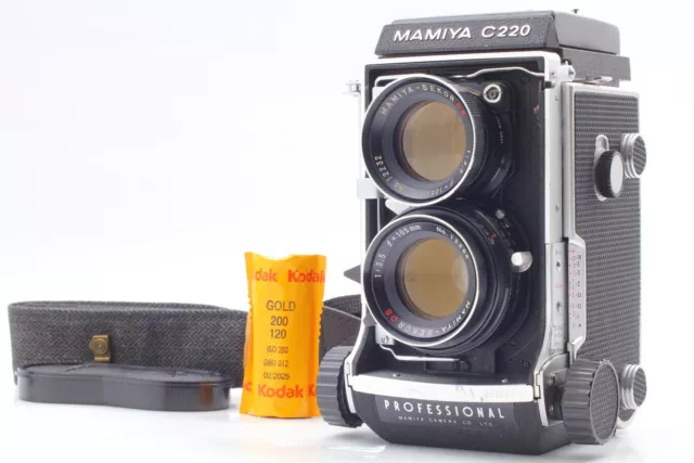 New Seal【Exc+5 w/Strap Film】Mamiya C220 Pro Camera Sekor 105mm f3.5 From JAPAN