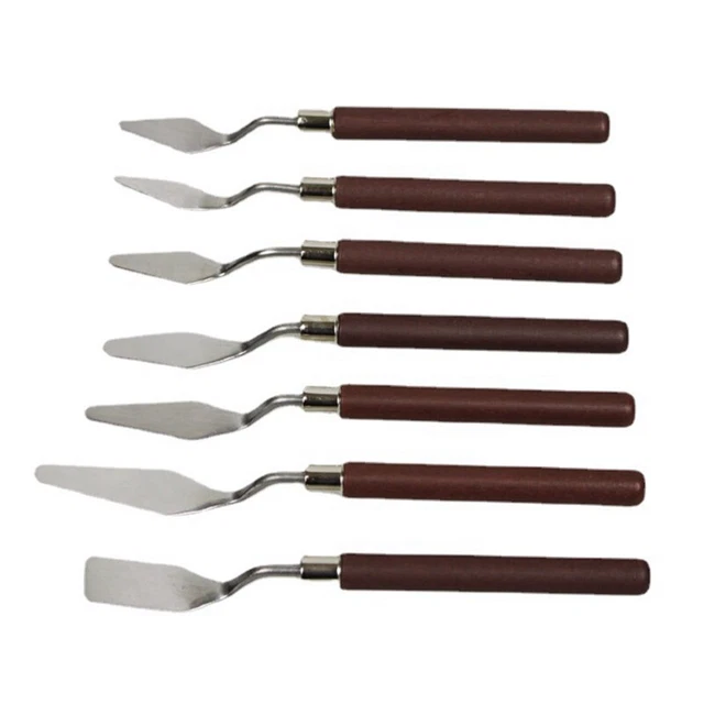 7 Pcs Oil Painting  Set Oil Painting Shovel Oil Painting Palette  Oil2786