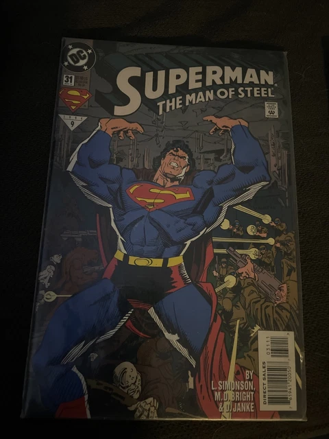 superman: man of steel 9 And 10 NEW In Protective Plastic Cover