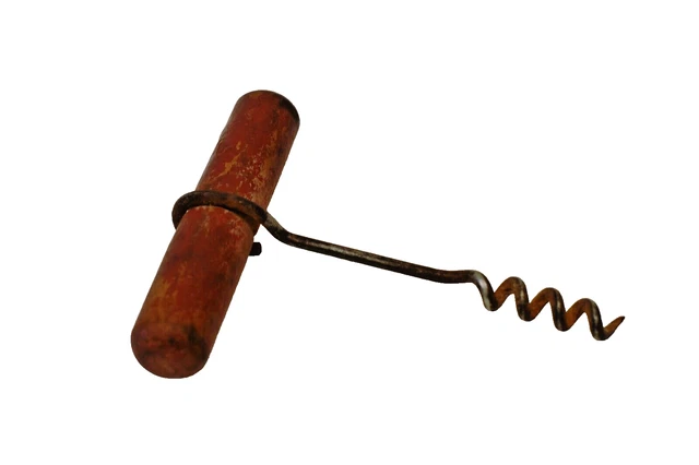 Tire-bouchon Ancien 'Antique Tire' - Poignée Bois - Angleterre 1920-1949