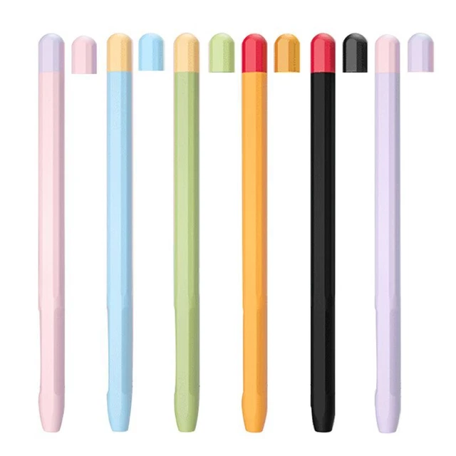 Cute Case Sleeve for Pencil 2nd Generation Silicone Soft Anti-Slip Skin Holder