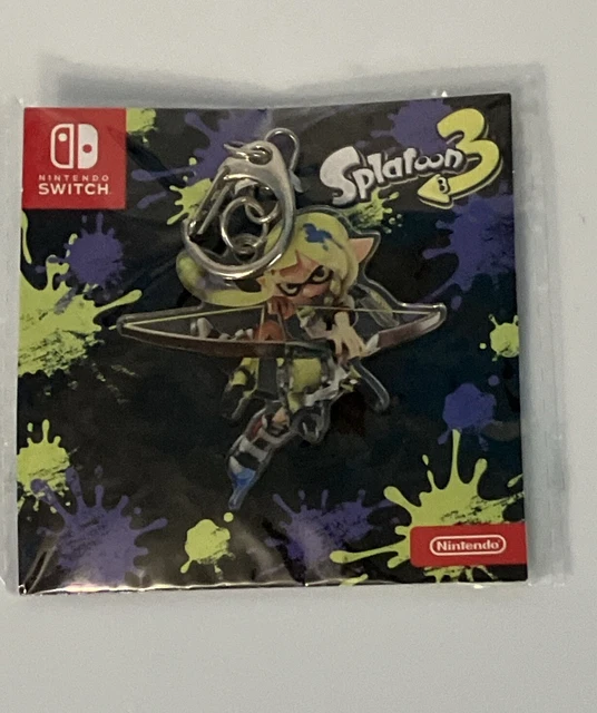 SPLATOON 3 KEYCHAIN Authentic Nintendo Switch Promo Best Buy gift