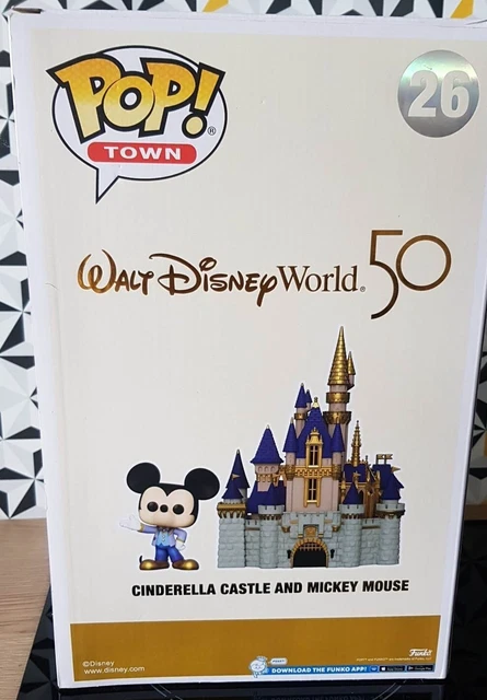 Figurine Funko Pop! - N°26 : Château De Cendrillon Et Mickey - 50th anniversaire 3