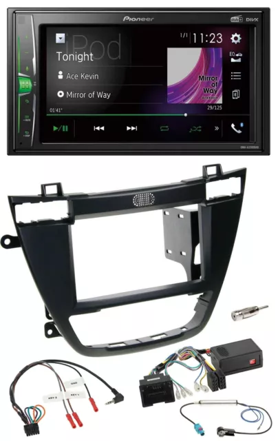 Pioneer 2DIN Lenkrad DAB USB Bluetooth Autoradio für Opel Insignia ab 08 schwarz