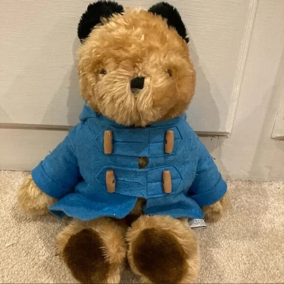 VINTAGE PADDINGTON BEAR Eden Toy Plush 13" 19751981 Stuffed Teddy Bear