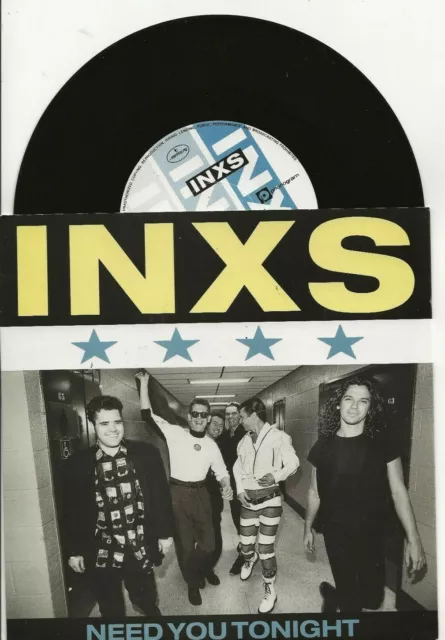 Inxs Need You Tonight 2 Versions Rare 7 Inch Uk Promo-Only Single, Mint