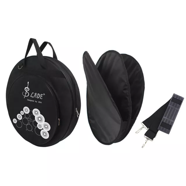 21-Inch Three Pockets Cymbal Bag  with Removable Divider Shoulder F2V3