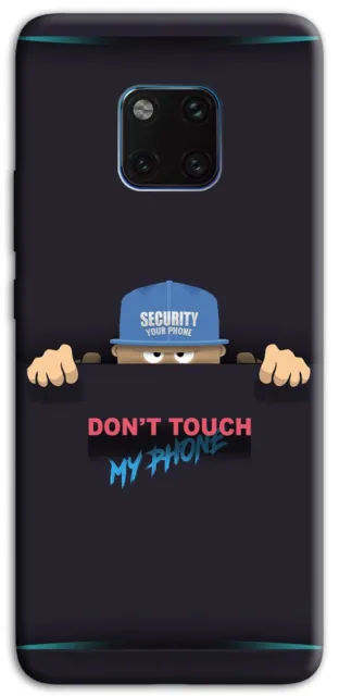 Custodia Cover Morbida In Tpu Per Huawei Mate 20 Pro M724 Security Don T Touch