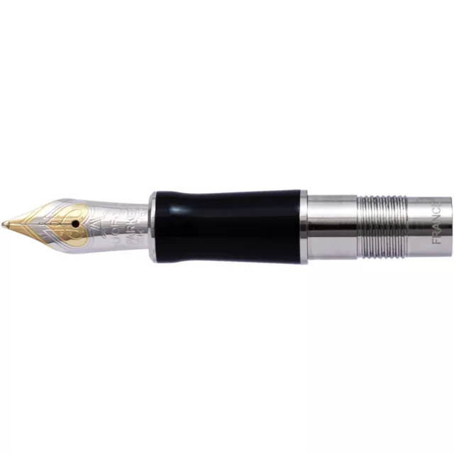 PARKER Duofold International Nib - Solid 18K Gold Platinum Plated - NEW