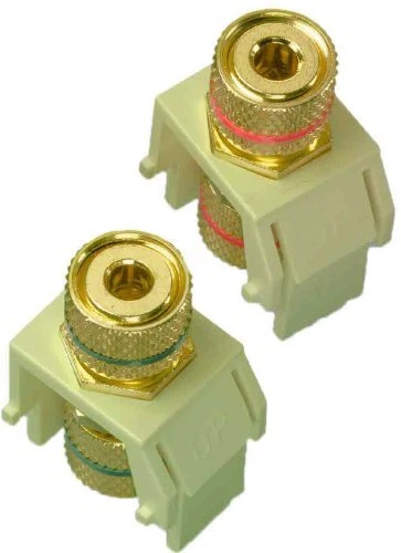 Legrand Home Office & Theater Binding Post Light Almond Pack of 5 WP3457LAV5
