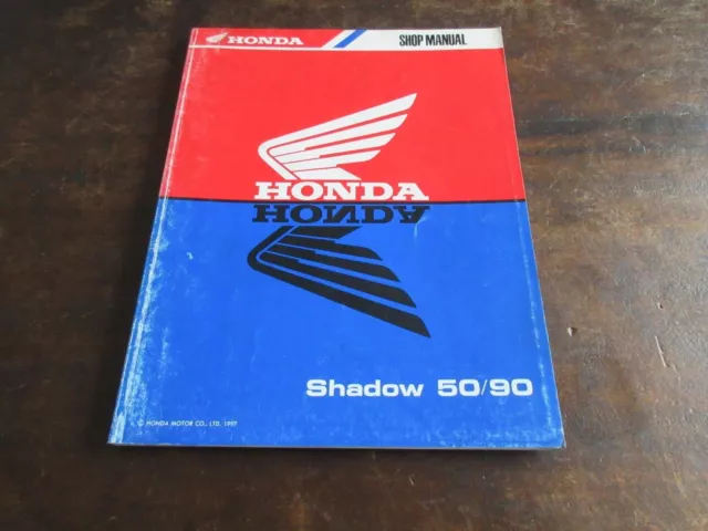 1997 Honda Shadow 50 90 OEM Shop Manual Repair Instructions
