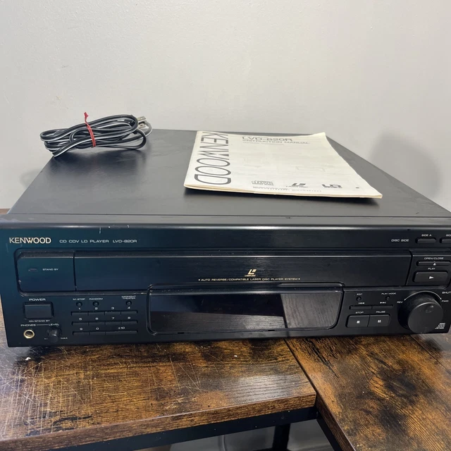 KENWOOD LVD820R LASERDISC Cd Dvd Player With Manual! Rare £59.63