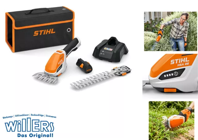 STIHL HSA 26 Set Strauchschere Akku Strauchschere Akku Ladegerät