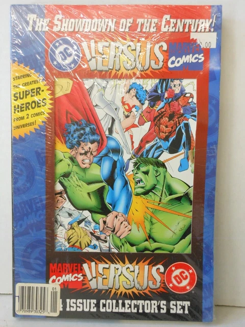 Marvel vs. DC #1-4 Complete Comic Book Set Ron Marz Spider-Man Batman Hulk Flash