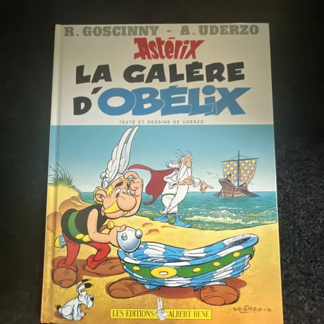 Asterix La Galere D' Obelix: Editions Rene 1996 1st Belgian Edition Hardback