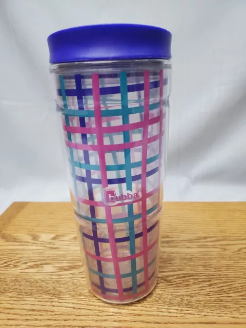 Bubba 24 oz Pink/Purple/Turquoise Insulated BPA Free Travel Tumbler w/Lid