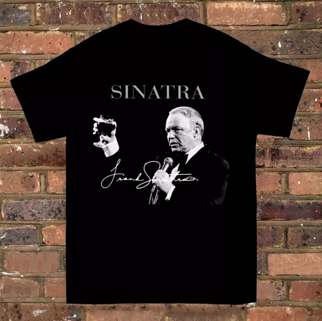 Frank Sinatra Short Sleeve Cotton T- Shirt Men All Size