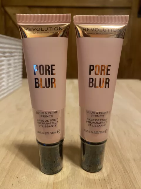 Revolution Pore Blur Primer .95 fl oz maquillaje Revolution London (Lote de 2)