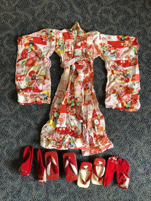Antique Little Girls Kimono