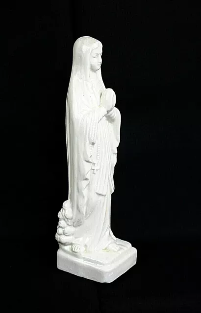 VINTAGE OUR LADY of Lourdes Blessed Virgin Mary Statue 7 3/4