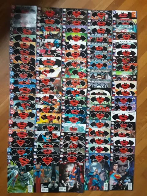 Superman Batman #s 1-87 + Annuals, Secret Files, Complete Series-F/VF/NM.
