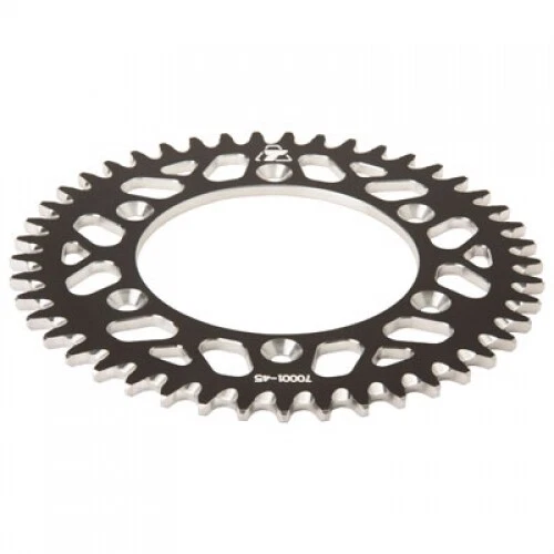Tusk Rear Aluminum Sprocket 45 Tooth Black 209-167-0001 for Motorcycle