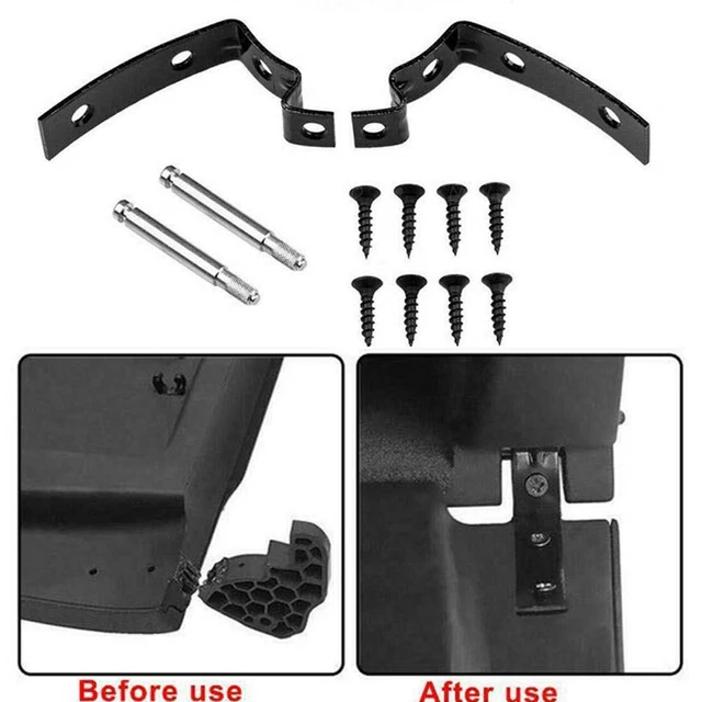 GLOVE BOX LID Hinge Snapped Repair Fix Kit Brackets For Audi A3 SP 8P
