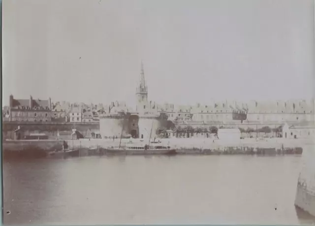 France, Saint-Malo, vue générale Vintage print, tirage d&#039;époque,  Tirage